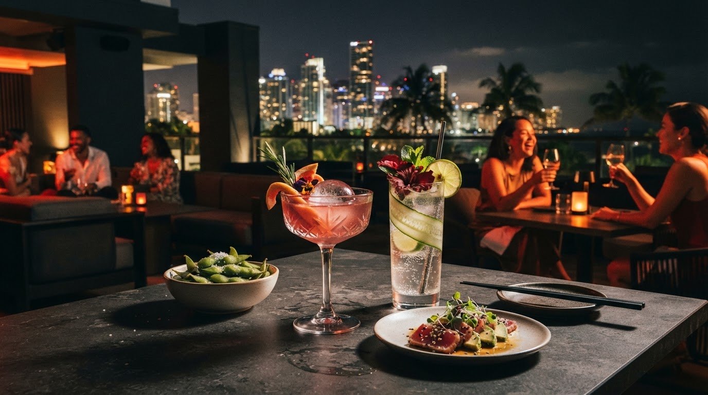 Kosher Craft Cocktails in Hollywood, Florida with Fresh Flavors