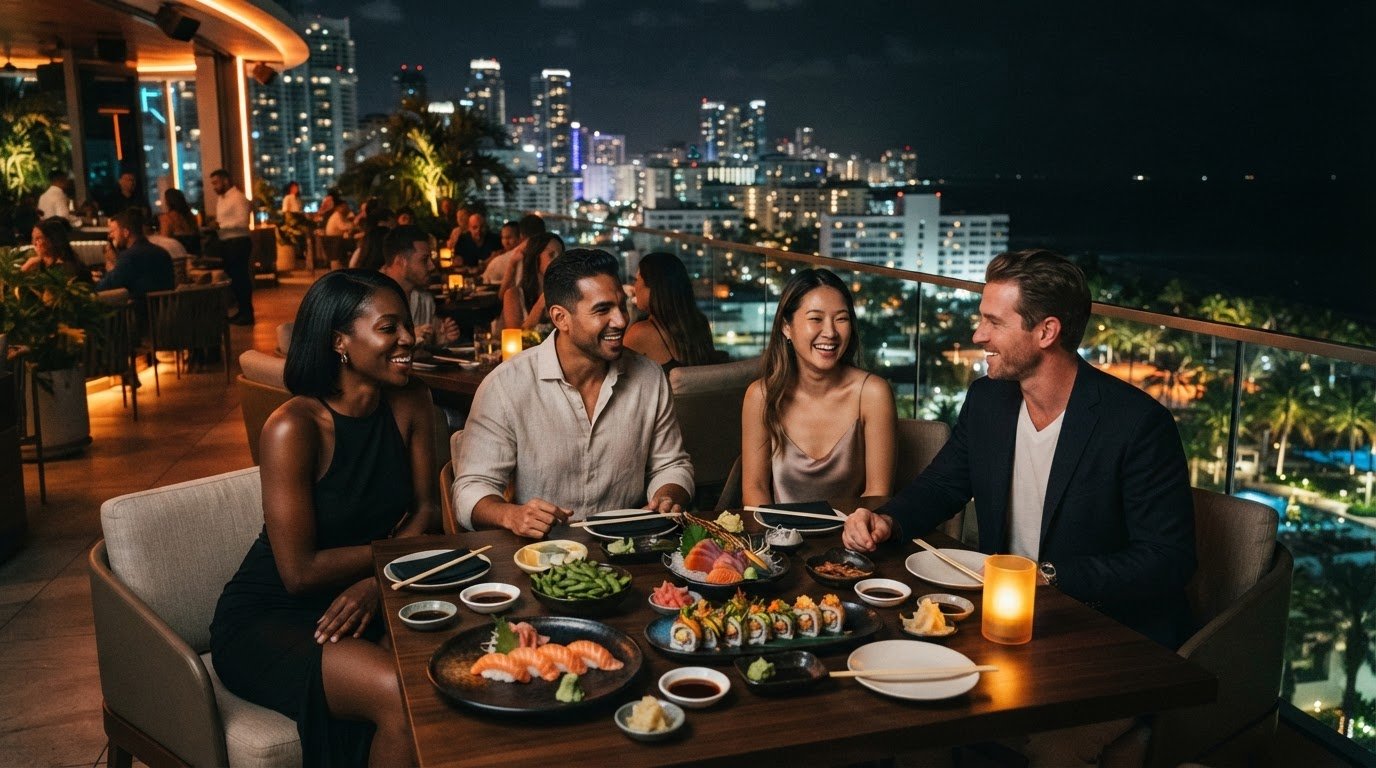 Rooftop Lounge with a Kosher Menu in Fort Lauderdale